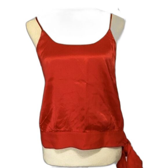 Alice & Trixie Top Women’s Size Small Color Red Sleeveless by Angela George - Picture 1 of 8